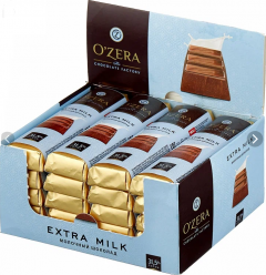 Ozera Extra milk Молочный шоколад 42гр./30шт.