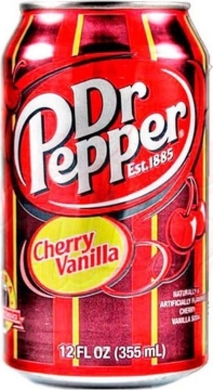 Dr. Pepper Cherry Vanilla 0,355л./12шт. Доктор Пеппер