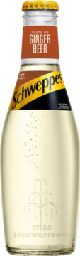 Schweppes 0,25л.*15шт. Ginger Beer Cтекло Грузия Швепс