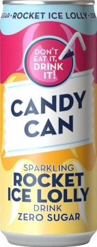 Candy Can Rocket Ice lolly 0,33л.*12шт. Кэнди Кэн Газированный напиток