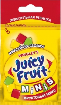 Juicy Fruit Фруктовый микс Minis 15.9 г./14шт. Джуси Фрут