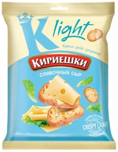 Сухарики Кириешки Light Сливочный сыр 33гр./50шт.