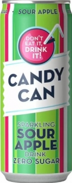 Candy Can Suor apple 0,33л.*12шт.  Газированный напиток