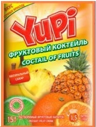 YUPI Фруктовый коктейль 15гр./24шт. Юпи