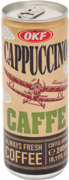 OKF Caffe Cappuccino 0,24л.*30шт. Кофе холодный ОКФ Капучино