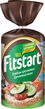 Хлебцы FITSTART гречневые Гречневый микс 90гр./1шт.