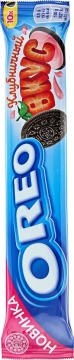 OREO Печенье с какао и начинкой клубничный чизкейк 95гр./28шт. Орео
