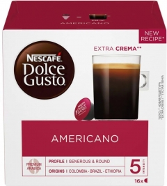 Кофе Nescafe Dolce Gusto Американо 16 капсул 128гр. Нескафе Дольче Густо
