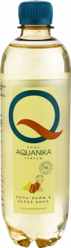 Акваника Рефреш напиток со вкусом колы, лайма и белого вина 0,5л./12шт. Aquanika