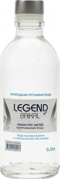LEGEND of BAIKAL 0,33л./12шт. Газ Стекло Легенда Байкала Вода природная питьевая