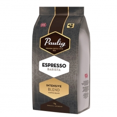 Кофе натуральный Paulig Barista Espresso зерно 1 кг 1/4 Паулиг