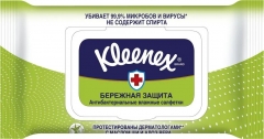Kleenex влажные салфетки Антибактериальные МегаПек 40шт 1/32