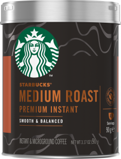 Starbucks кофе MEDIUM Roast Tin 90г 1/6 Старбакс