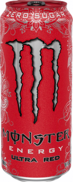 Monster Energy Ultra Red 0,5л./12шт. Энергетический напиток Монстр Энерджи