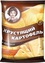 Чипсы Хруст.картофель в ломтиках 70г/20 Сыр/20шт.