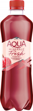 Aqua Minerale Fresh 0,5л.*12шт. Газ Гранат  Вода питьевая Аква Минерале Фрэш