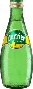 Perrier  0,33л. Лимон/24шт. Стекло Перье вода минеральная газированная гидрокарбонатно-кальциевая